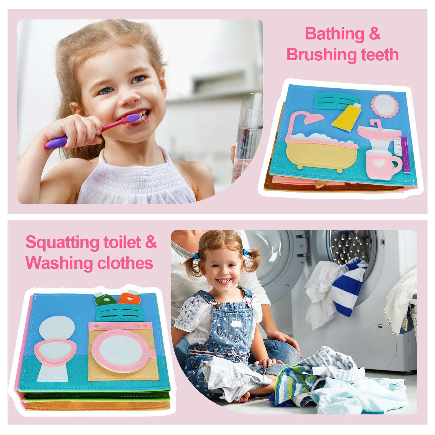 package contents showing montessori busy book closed
2