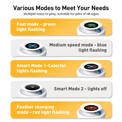 electronic feather teaser toy for cats and dogs