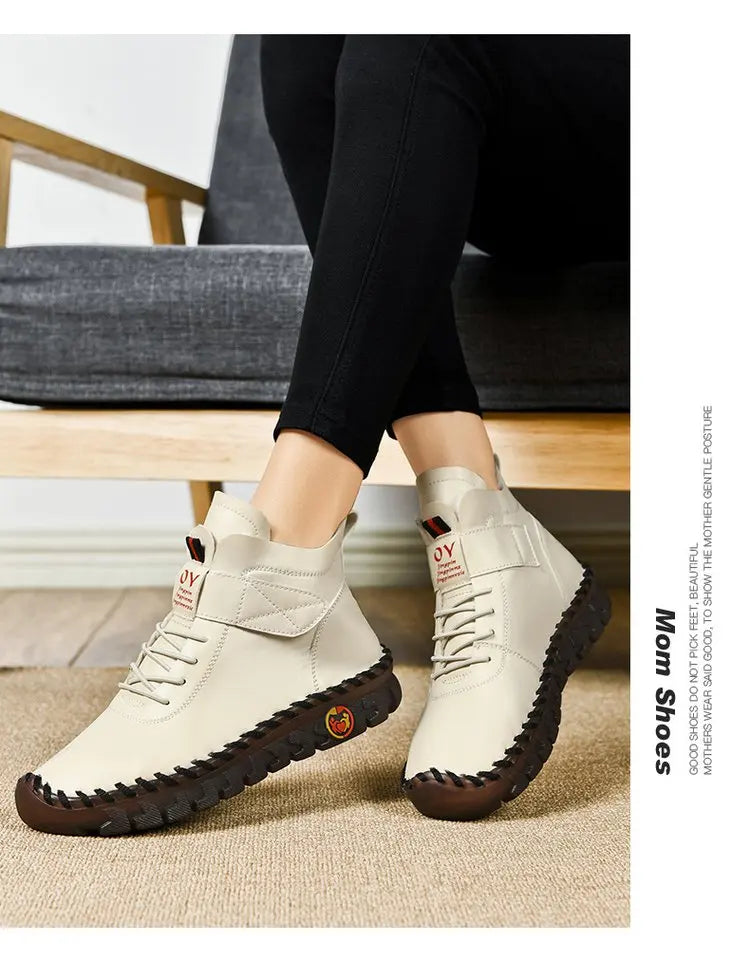 "Comfortable fleece lined casual boots women’s footwear"