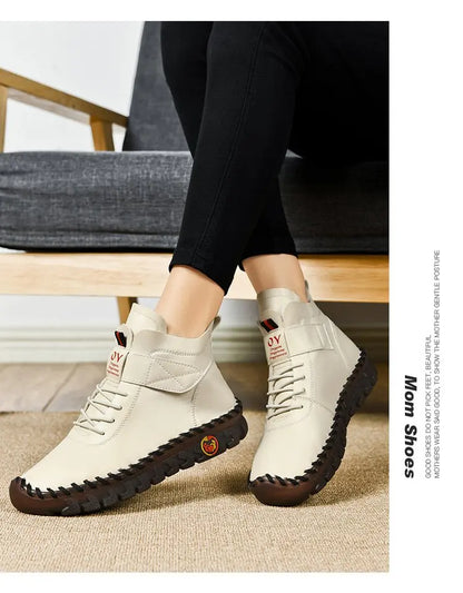"Comfortable fleece lined casual boots women’s footwear"
