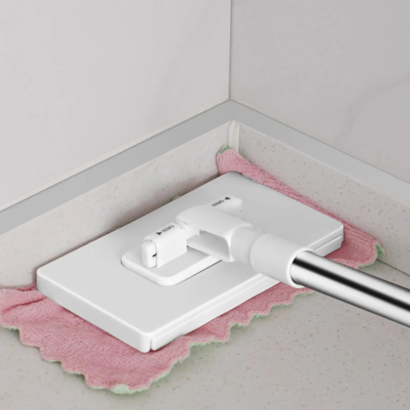 "lightweight household dust mop stainless steel handle"