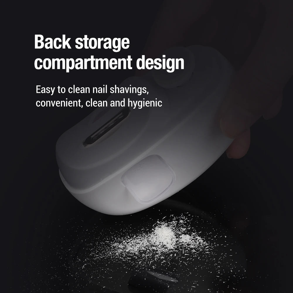 "cordless electric nail clipper with light"