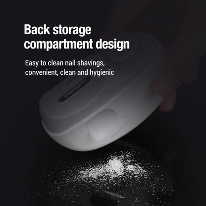 "cordless electric nail clipper with light"