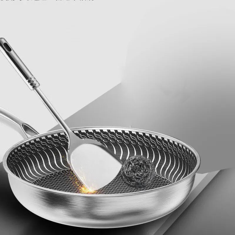 "durable 316 stainless steel skillet for induction stove"