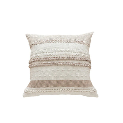 "Square striped cushion cover 45x45 cm"