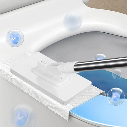 "mop with press clamp system for hardwood floors"